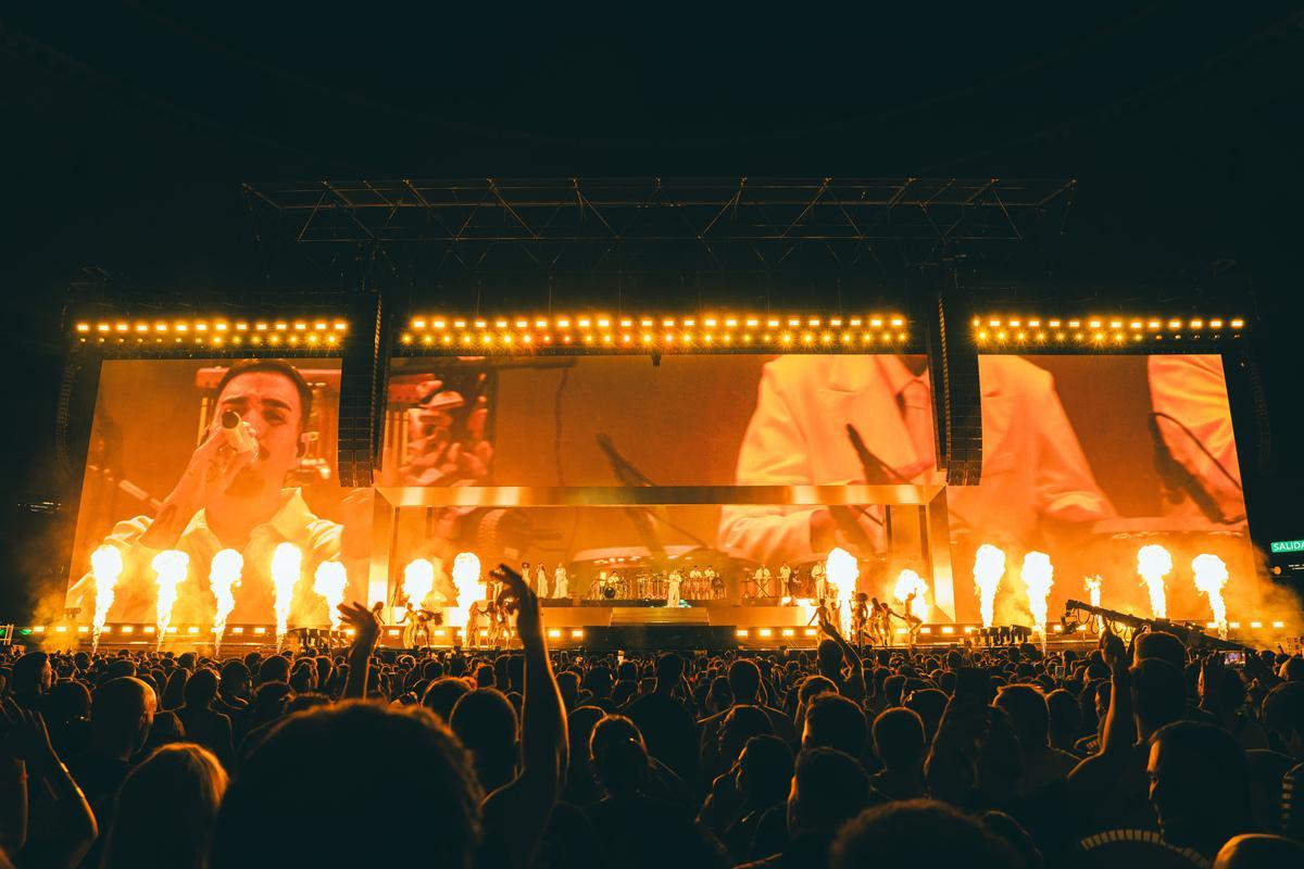 Las imágenes del concierto de Rels B en el Metropolitano de Madrid
