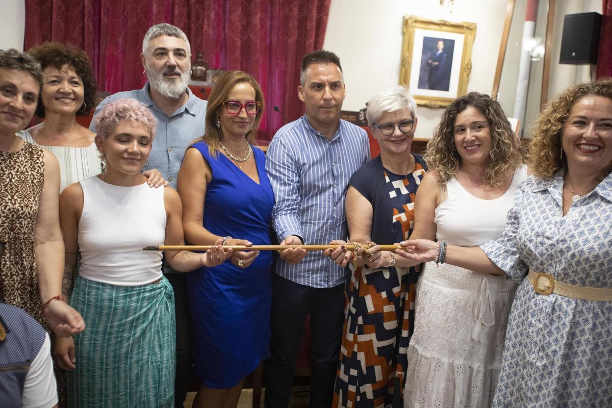 Los integrantes del equipo de gobieron de Sueca en una imagen de archivo.