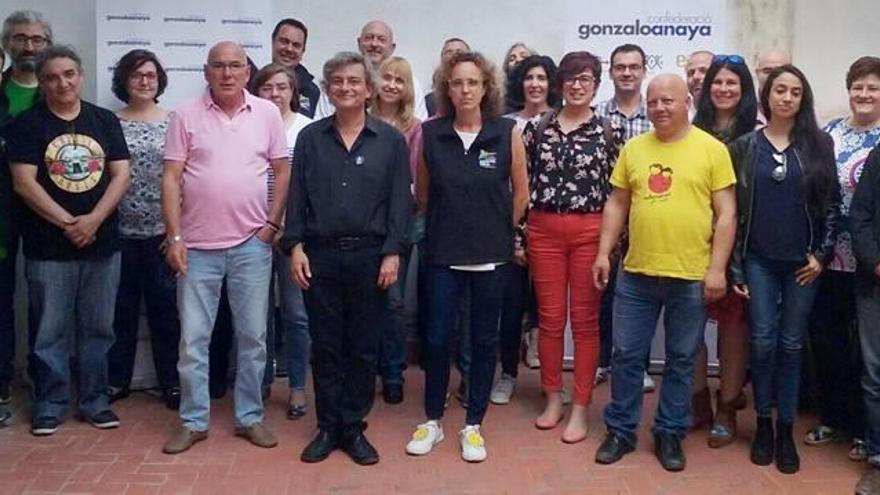 Equipo de la confederación autonómica de Ampa Gonzalo Anaya, mayoritaria en la escuela pública.