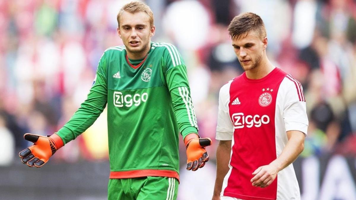 Cillessen, en un partido del Ajax.