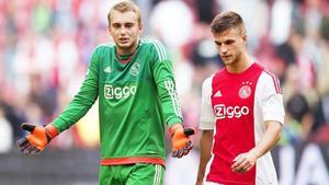 Cillessen, en un partido del Ajax.