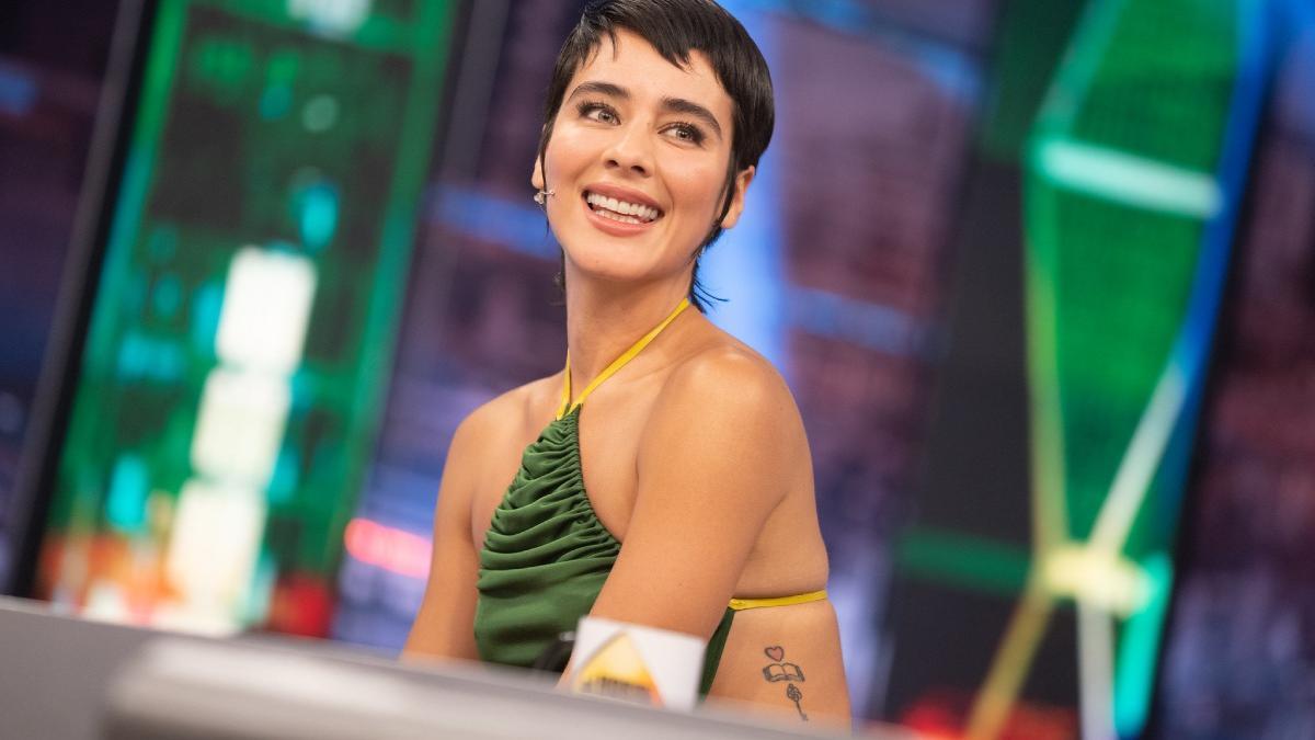 La actriz mexicana Esmeralda Pimentel en 'El Hormiguero'