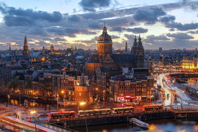 Ciudades de noche - Ámsterdam