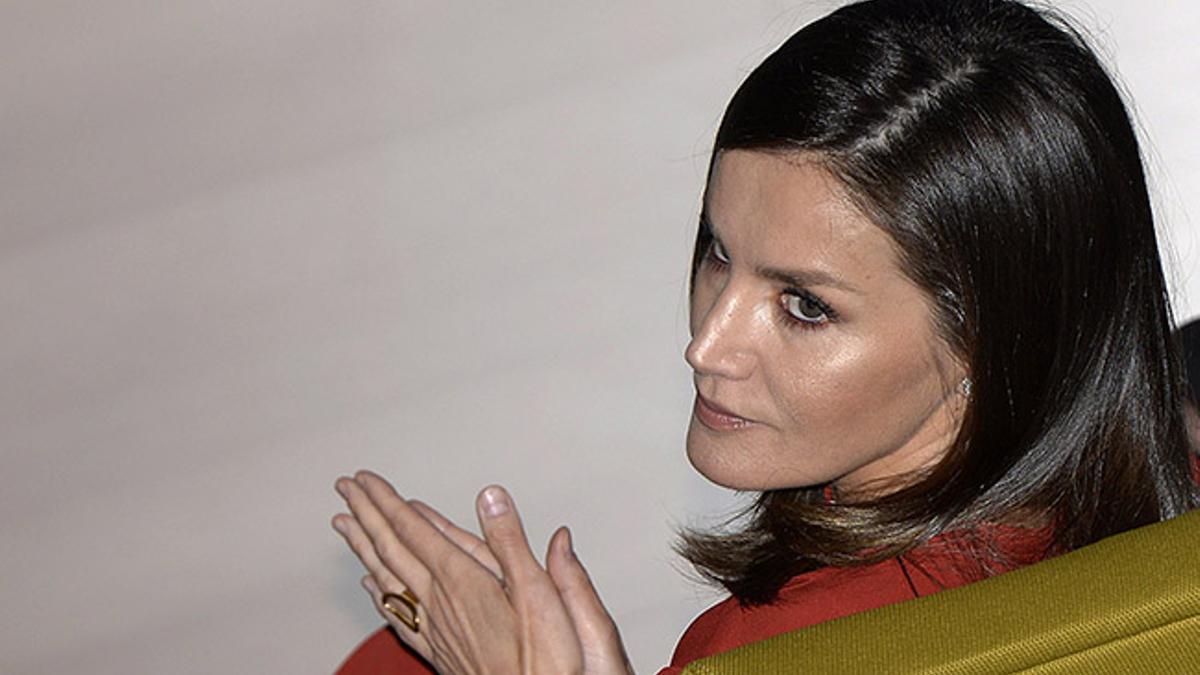 La reina Letizia durante la III Conferencia de Escuelas Seguras