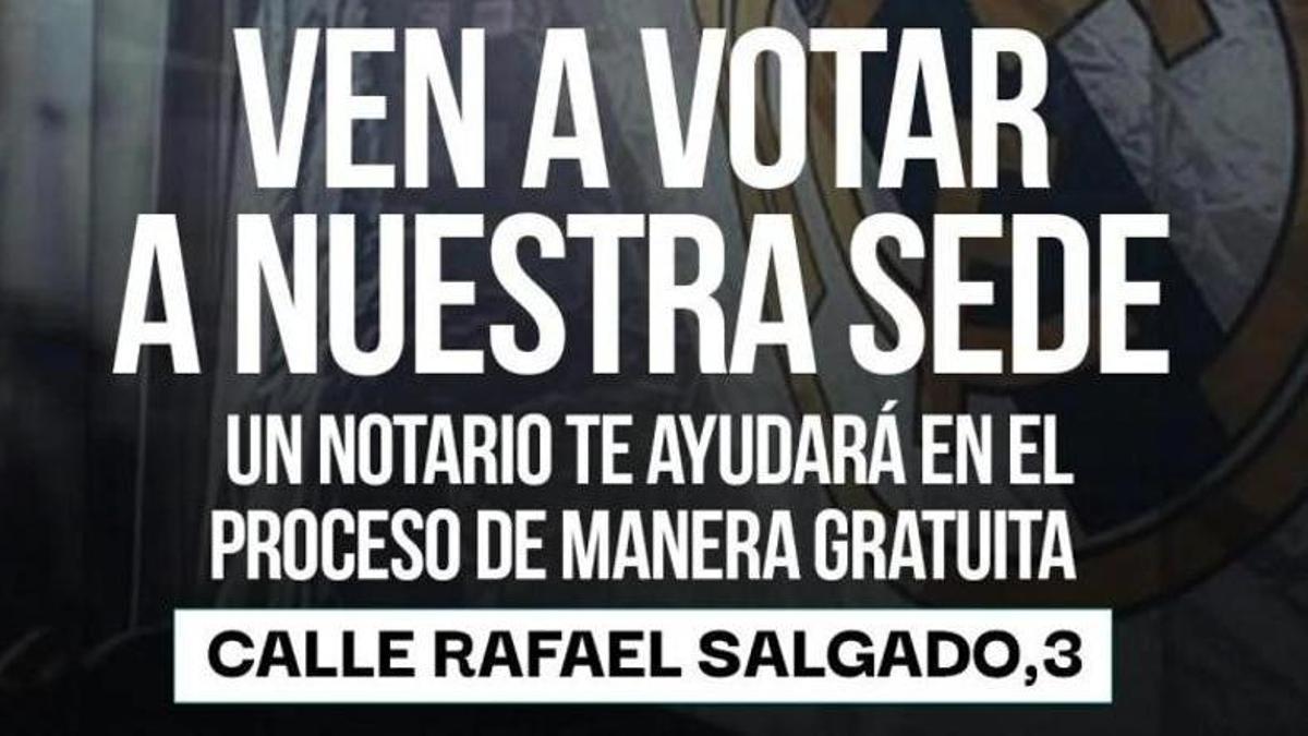 Riquelme sortea el obstáculo de Florentino en el voto por correo contratando un notario para que los socios del Real Madrid voten desde su sede