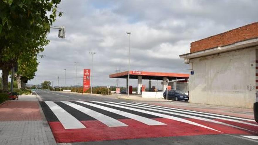 La ronda del Cortijo, uno de los accesos a Carlet.