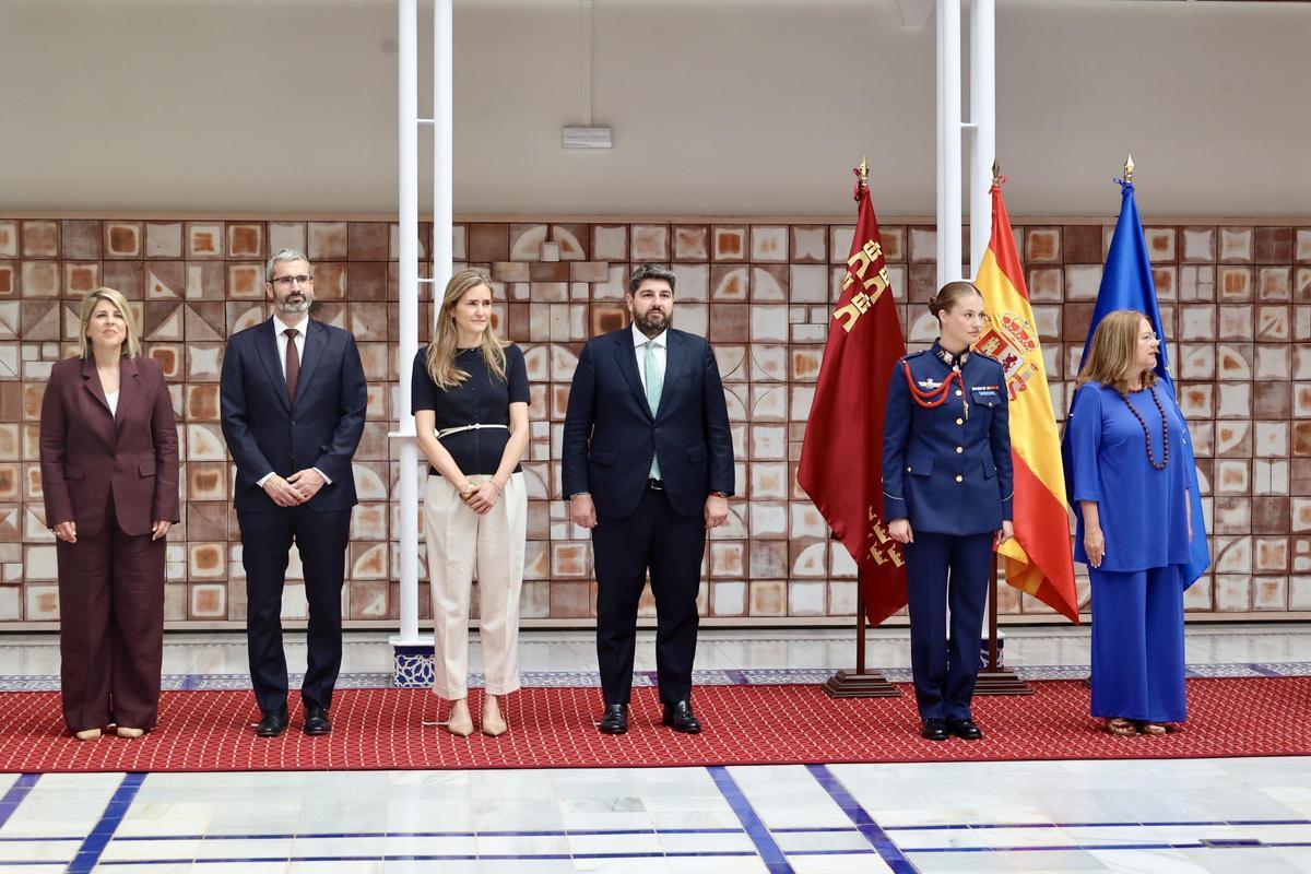 La visita de la princesa Leonor a la Asamblea Regional de Murcia, en imágenes La visita de la princesa Leonor a la Asamblea Regional de Murcia, en imágenes