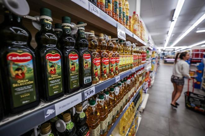 Precio del aceite de oliva en los supermercados