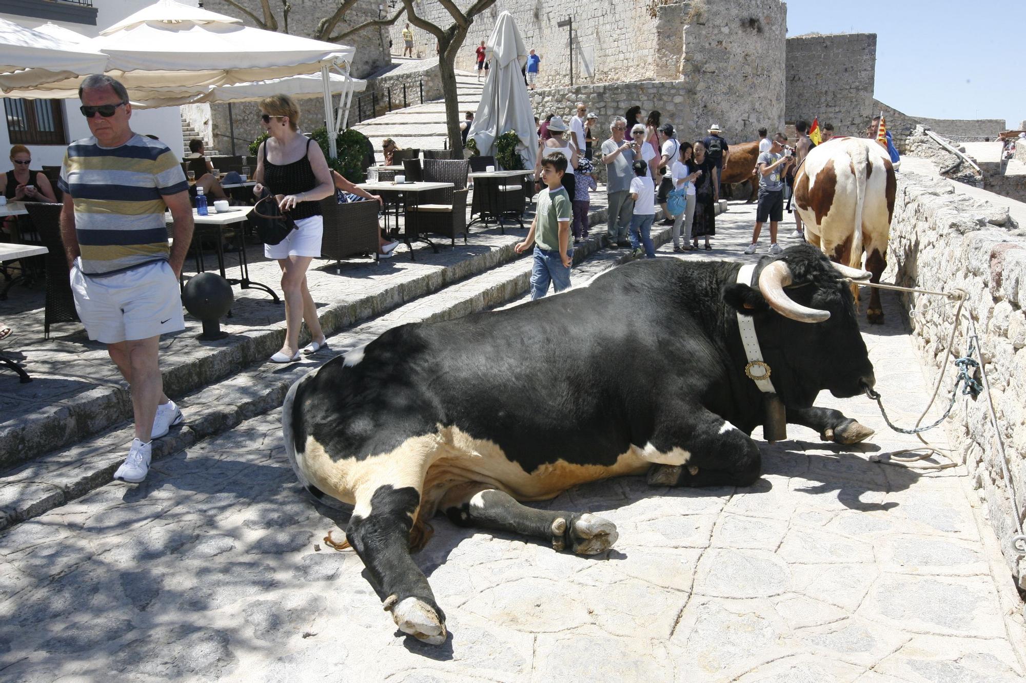 Edición de 2012 de la Feria Medieval de Ibiza.