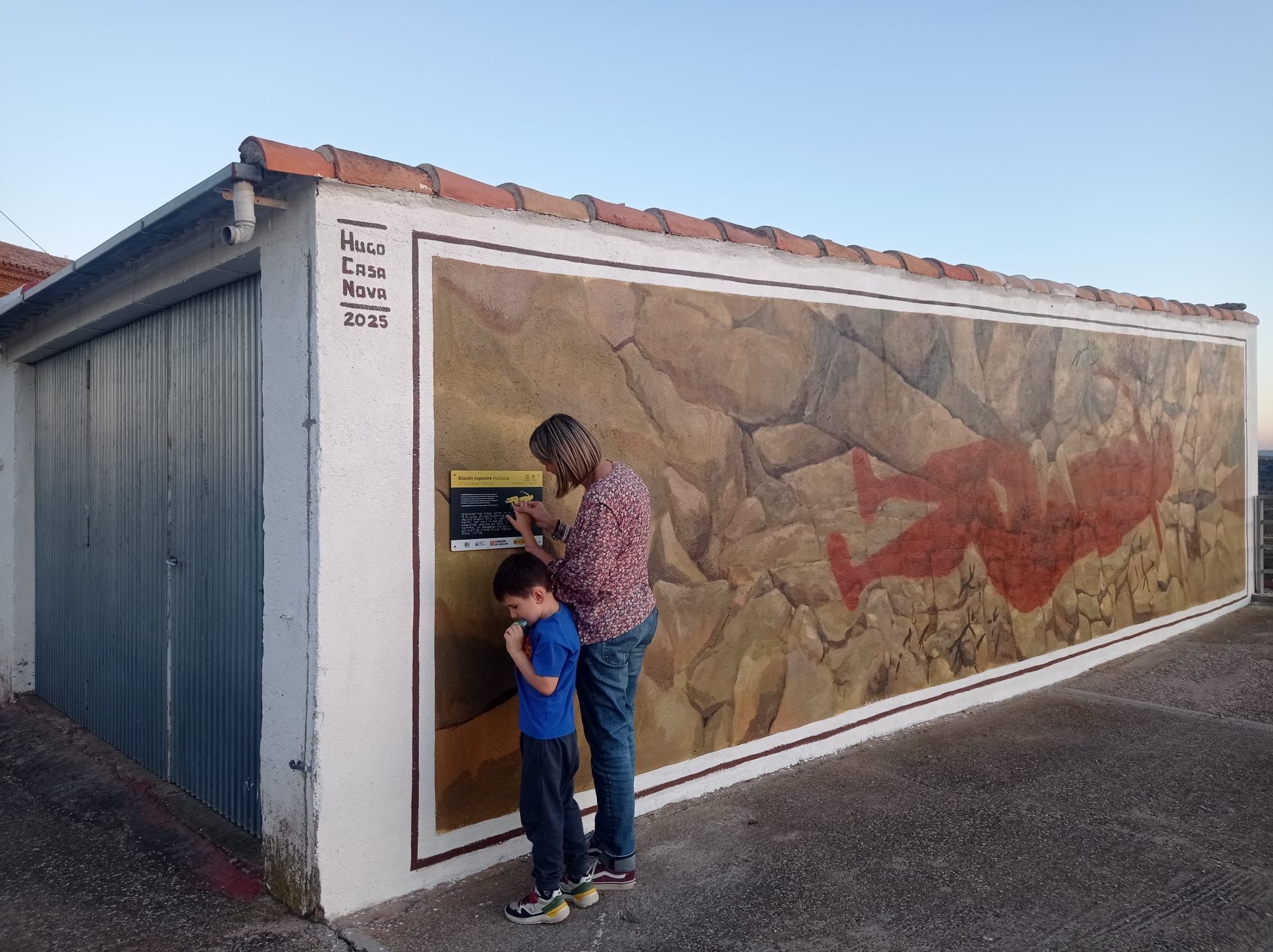 Murales inclusivos de las pinturas rupestres de Alacón (Teruel)