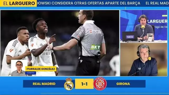 La contundente respuesta de Iturralde sobre el penalti a Mbappé