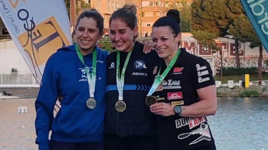 Laura Pedruelo se cuelga el bronce en K-1 1.000 metros en la  Copa de España de Sprint Olímpico de Piragüismo
