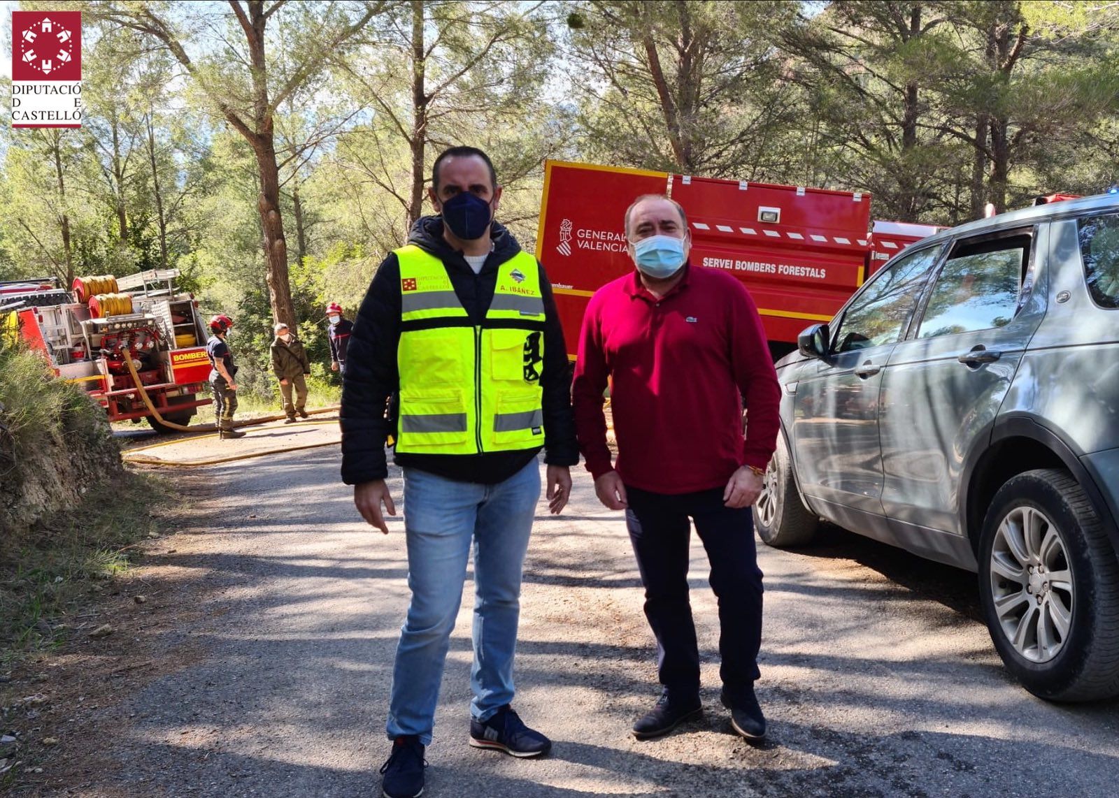 Fotos del incendio forestal en Sant Joan de Moró