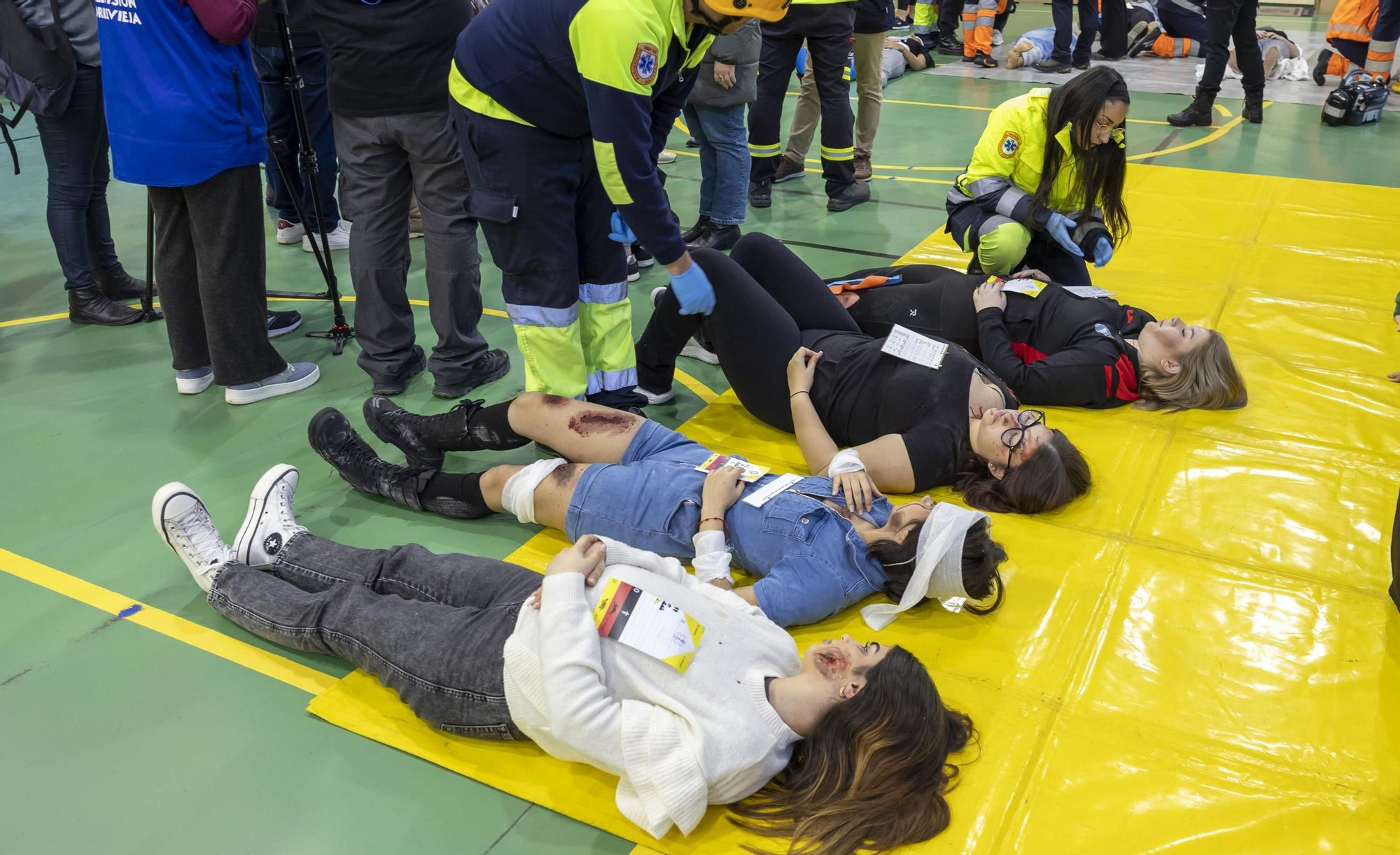 Así ha sido el simulacro de terremoto en Torrevieja coincidiendo con el aniversario del catastrófico seísmo de 1829