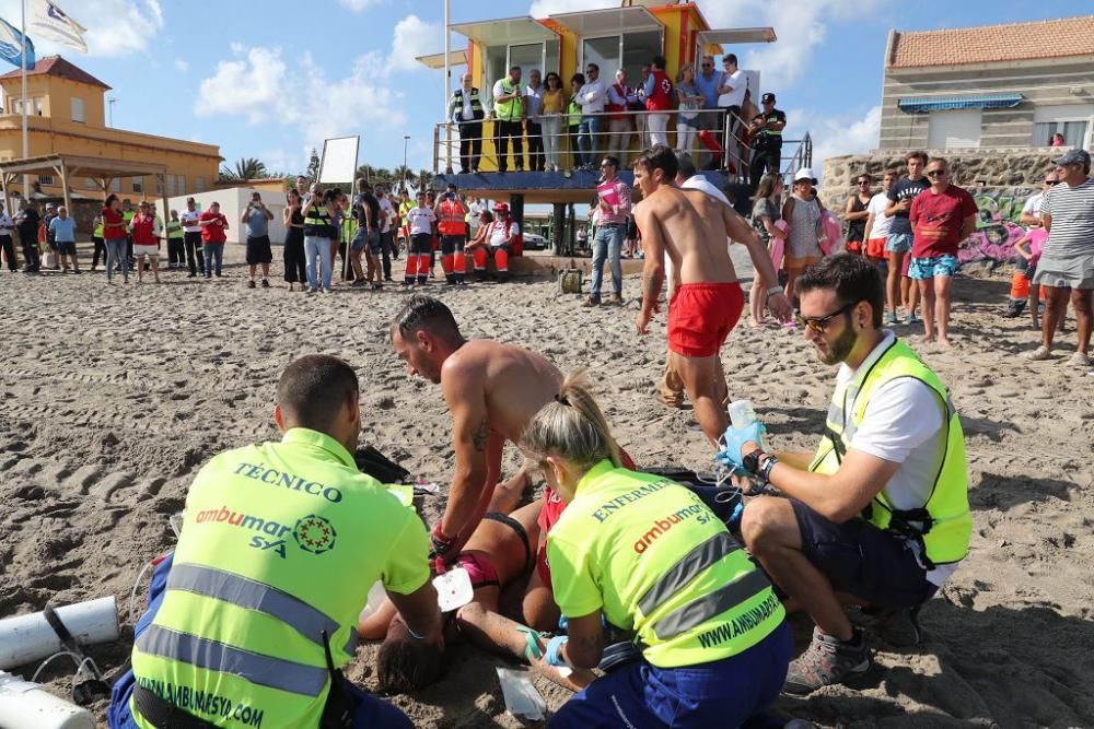 Simulacro de rescate en Cabo de Palos