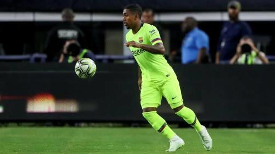 Malcom, durant el partit contra el Roma de pretemporada.