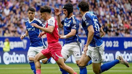 Resumen, goles y highlights del Real Oviedo 1 - 0 Espanyol de la ida de la final del playoff de ascenso a Primera