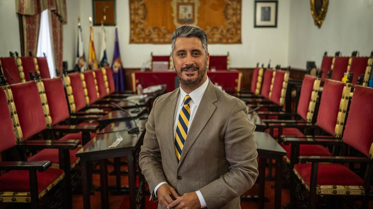 Luis Yeray Gutiérrez, alcalde de La Laguna.