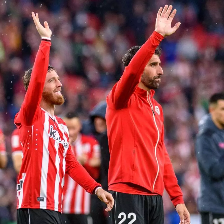 Muniain y Raúl García (Athletic)