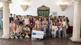 Jóvenes de la provincia transforman la Diputación de Córdoba en sede del Parlamento Europeo