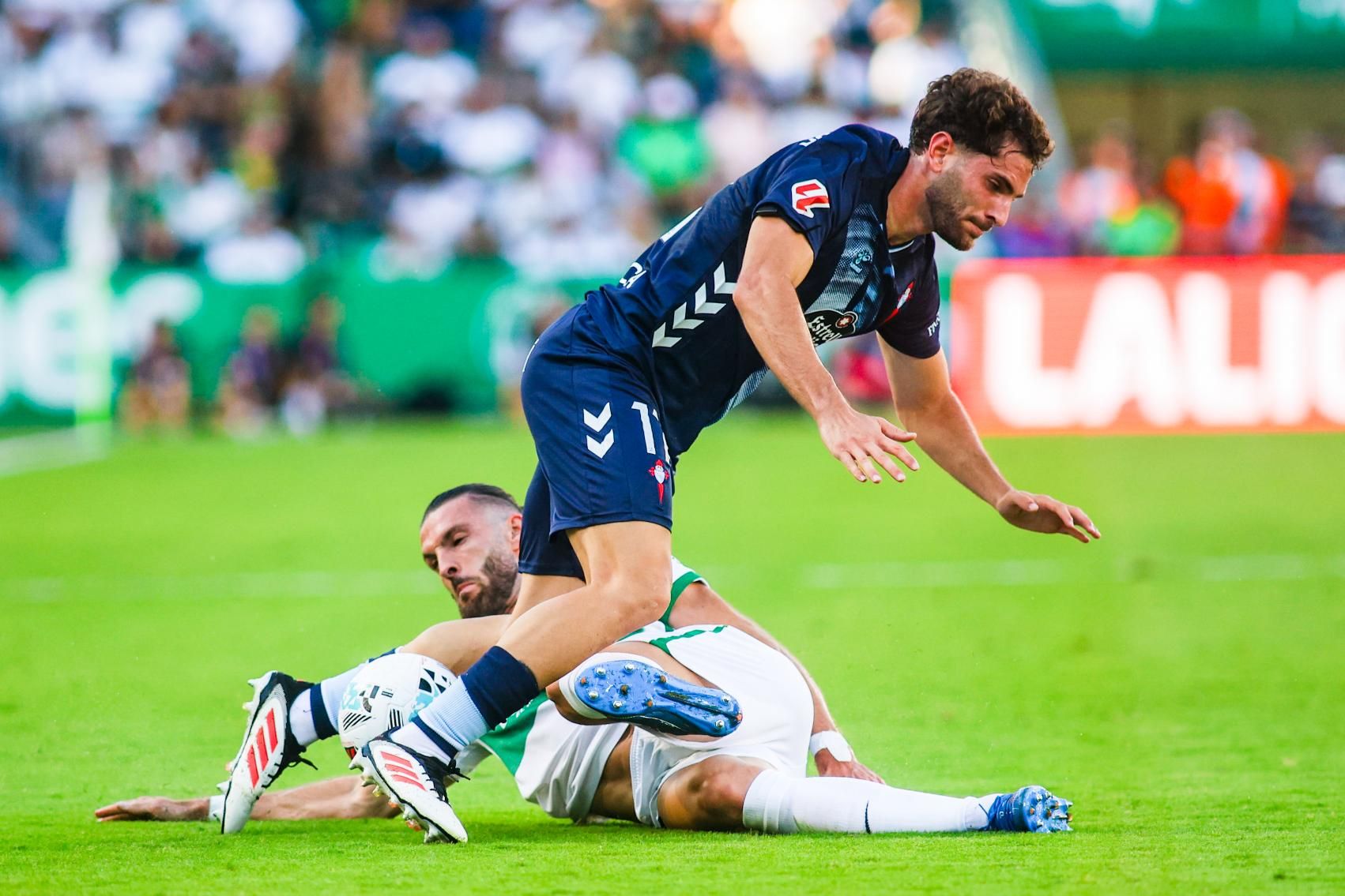 Las imágenes del Elche-Celta