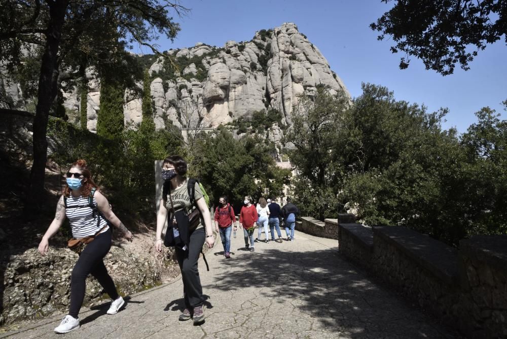 Turisme a Montserrat durant la Setmana Santa