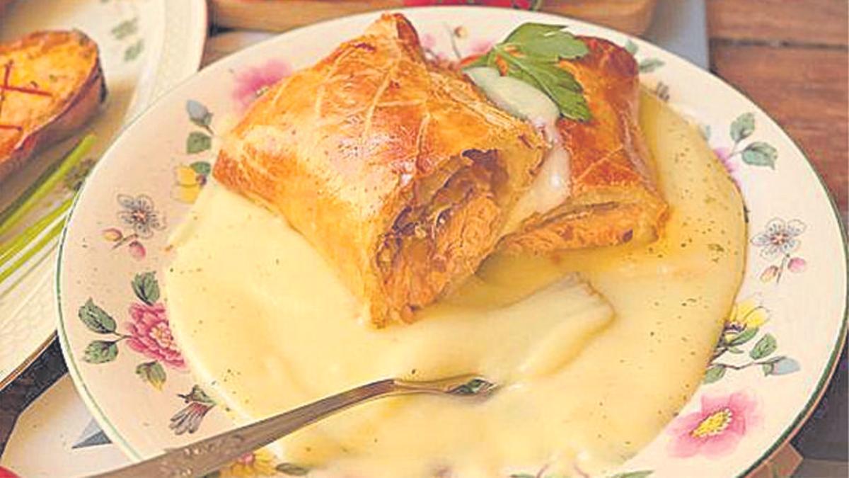 Hojaldre de salmón.