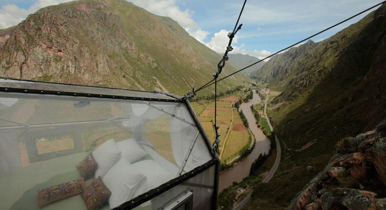 Skylodge, primer hotel colgante del mundo