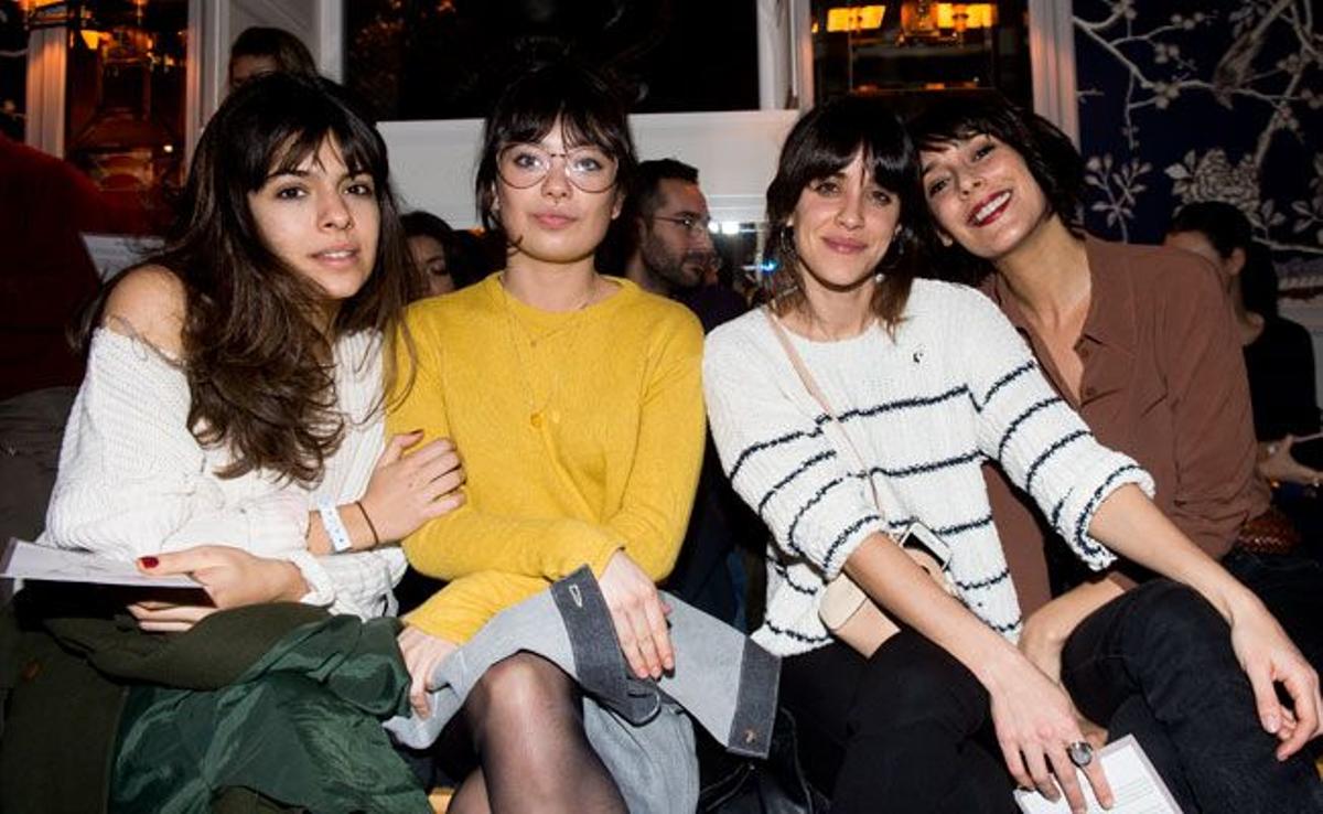 Las actrices de 'La llamada' en el front row de Encinar