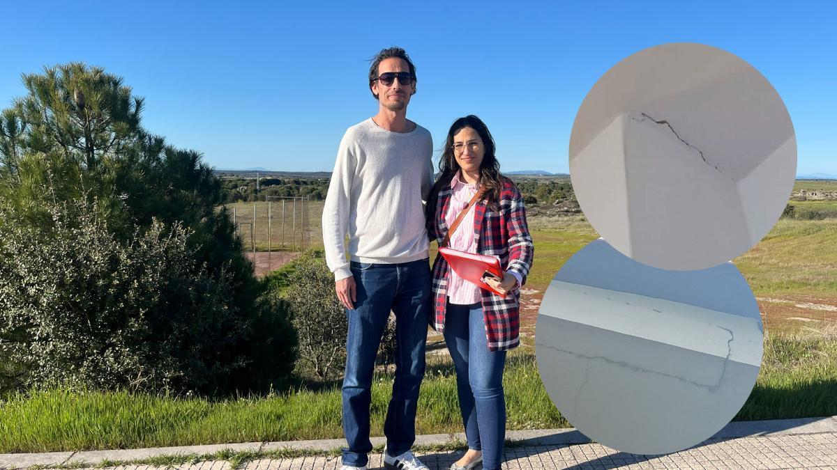Vídeo | Las quejas en la urbanización Las Arenas por las obras de la variante de Malpartida de Cáceres