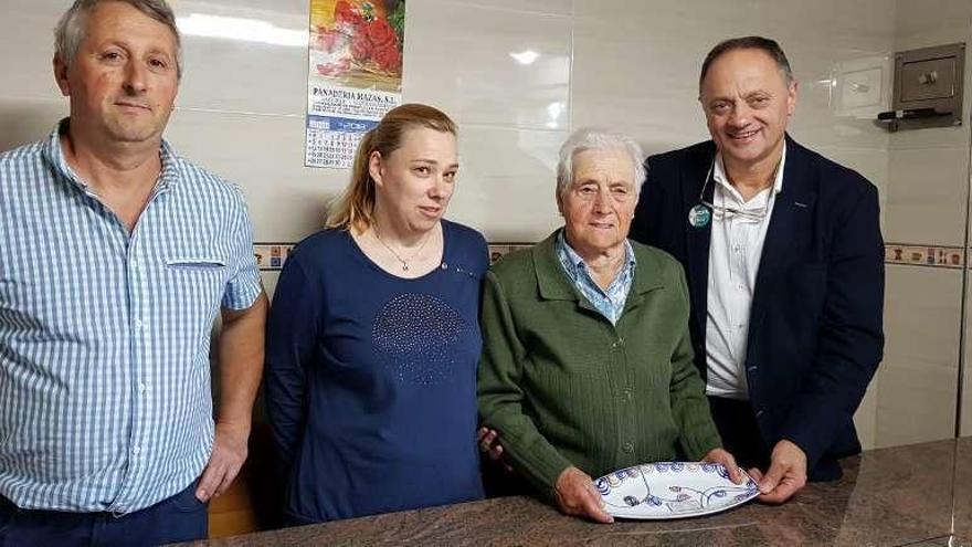 María Sánchez Pérez cumple 100 años en su casa de Brandariz