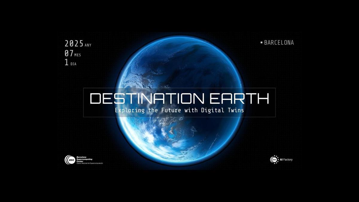 Simulador 'Destination Earth' del Barcelona Supercomputing Center.