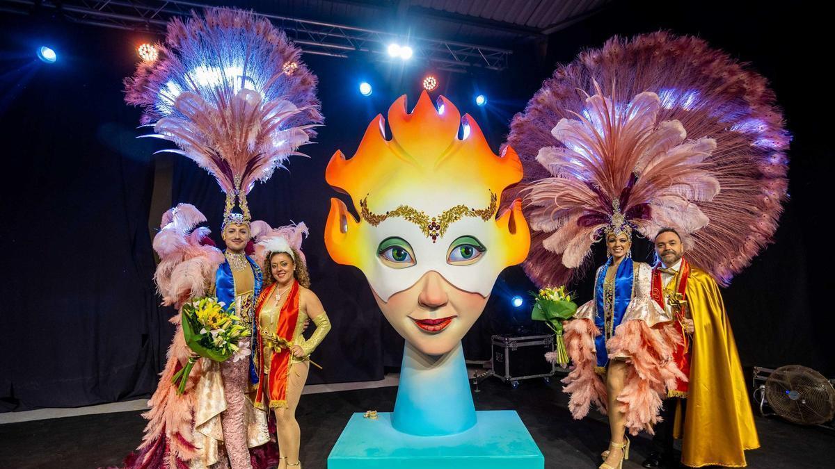Las figuras del carnaval de este año.