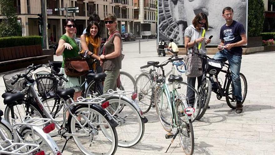 Listas para pedalear