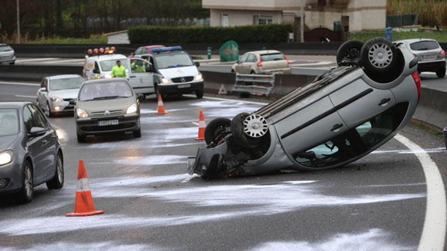 Estado en el que quedó el coche accidentado // NICK