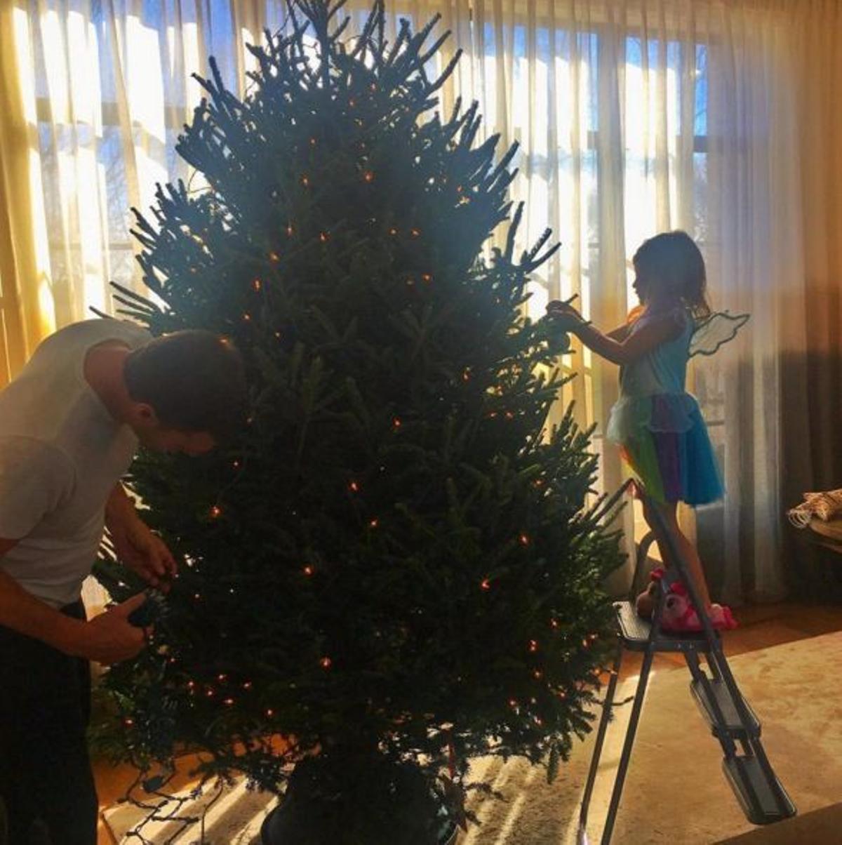 El 'tree in progress' de Gisele Bündchen