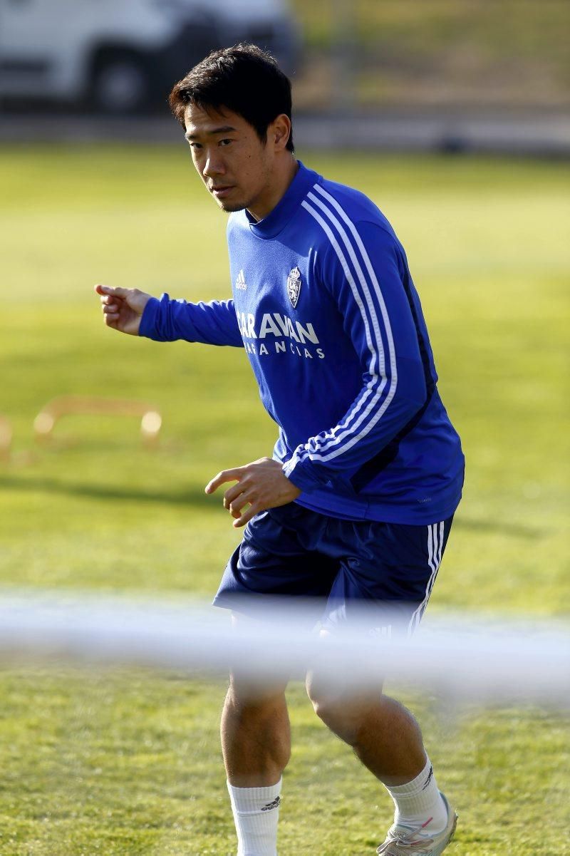 Entrenamiento del Real Zaragoza, 25 de febrero