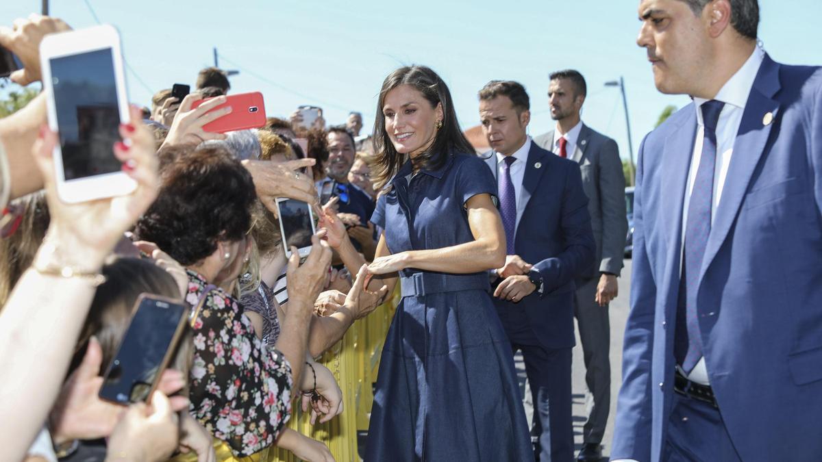 Visita de la reina Leticia en 2019 al IES Severo Ochoa de Elche
