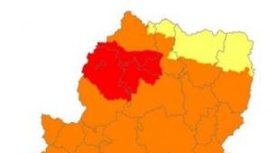 Prepirineo y Somontano occidentales siguen en prealerta roja por incendios