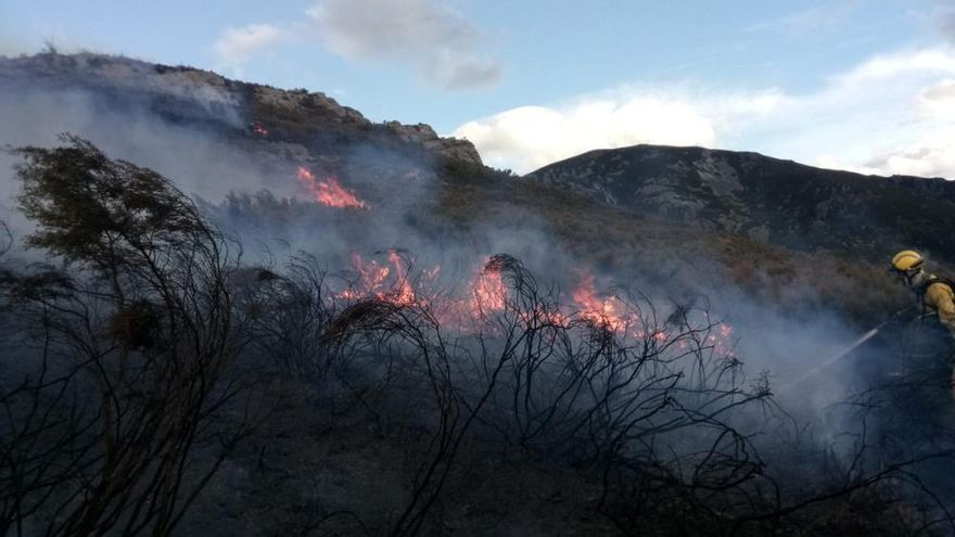 Incendios en Asturias: El fuego azota la región