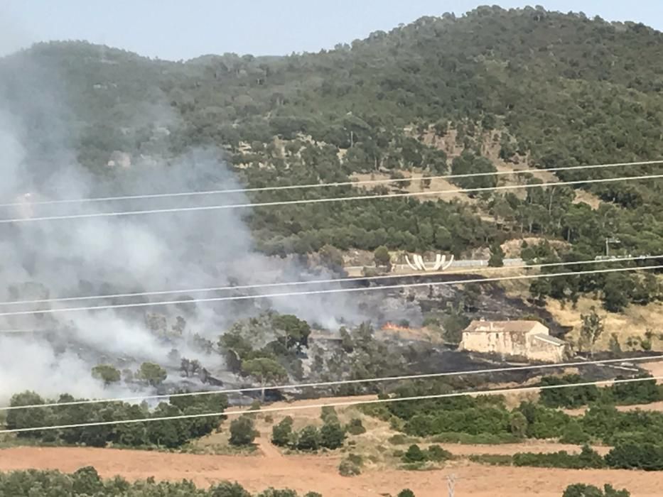 Incendi a la Font de la Pólvora.