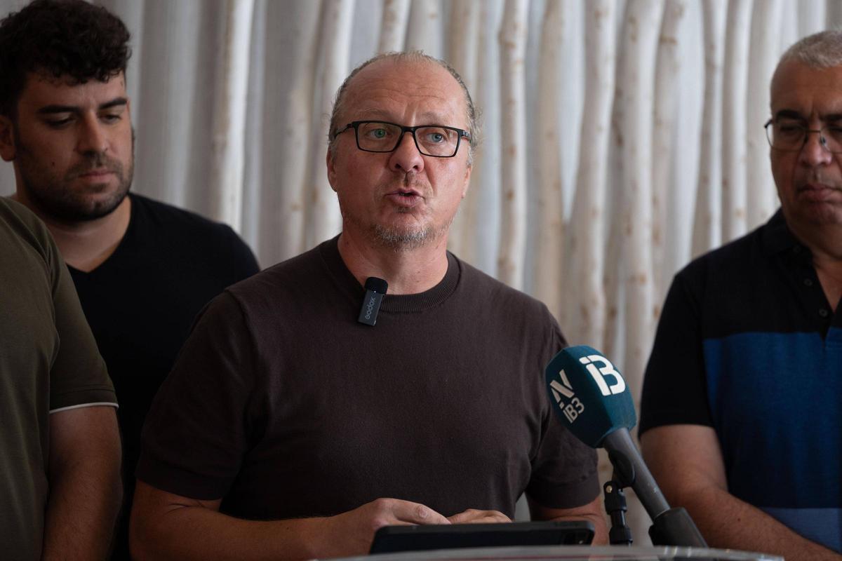 Juanjo Ferrer en una rueda de prensa en Ibiza el año pasado.