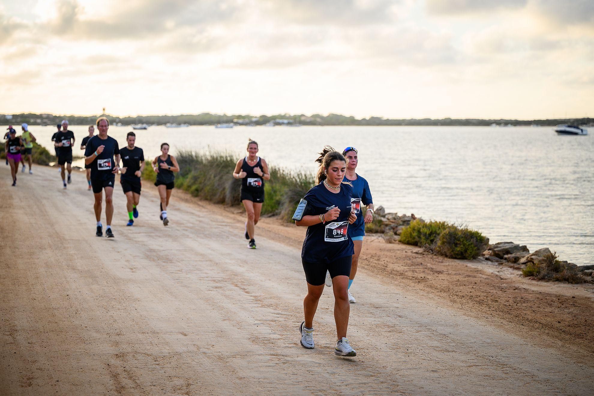 Imagen de archivo de la pasada edición de la 15KFormentera Sunset Run.