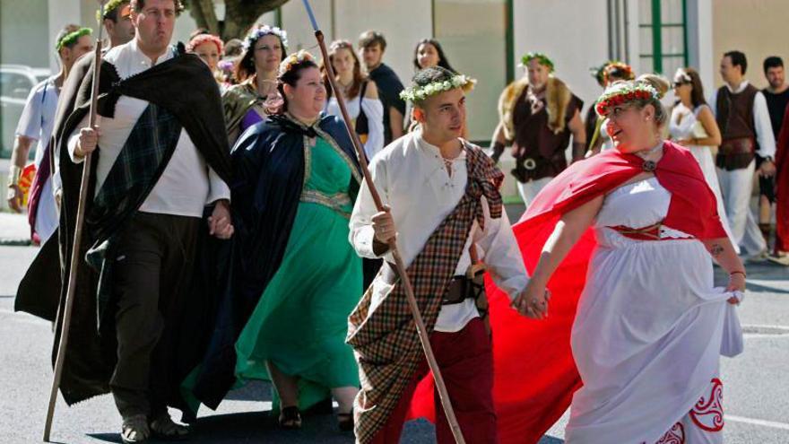 Bodas celtas en la celebración del Lugnasad de Cedeira en 2014.