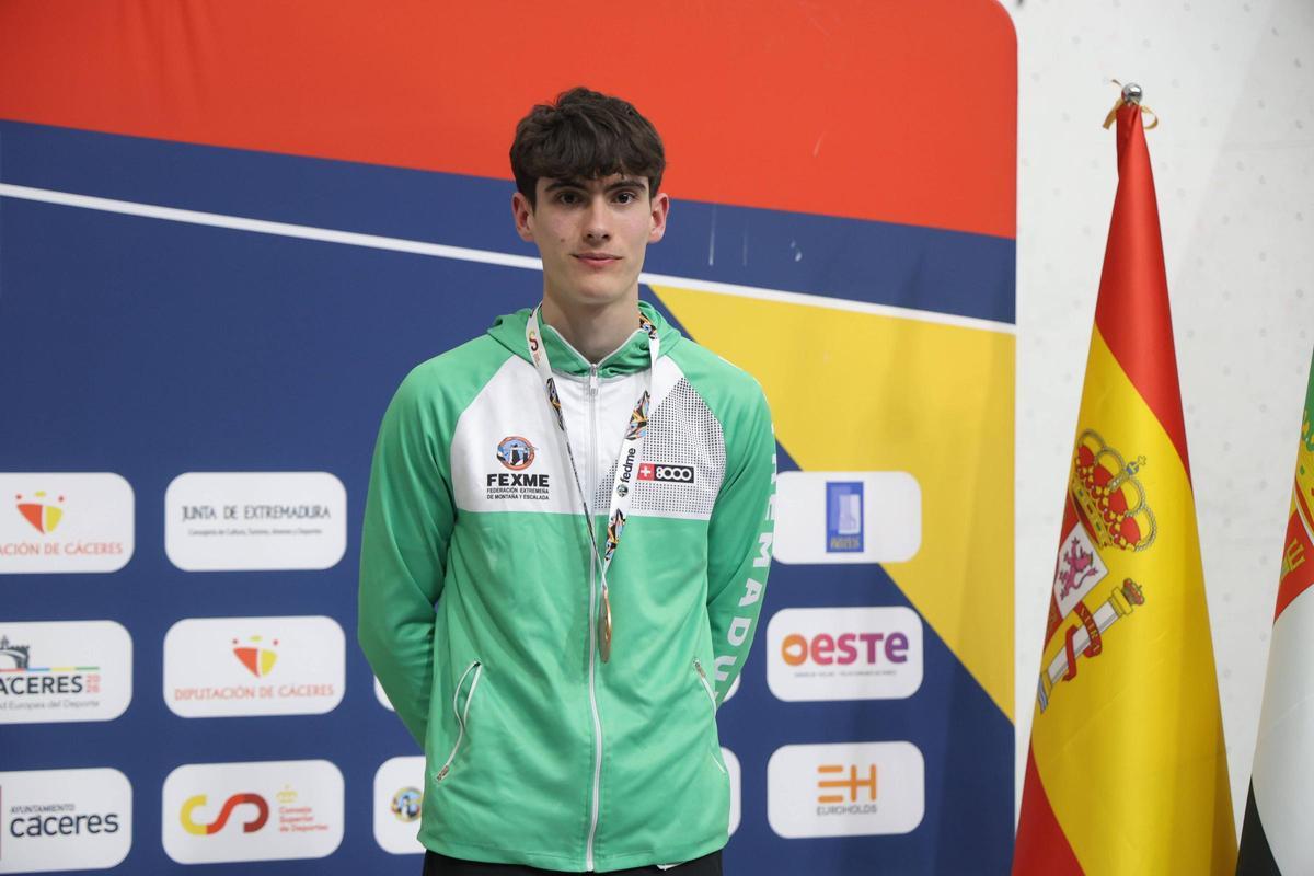 Galería | Podio primera jornada de la Copa de España de Escalada en Cáceres