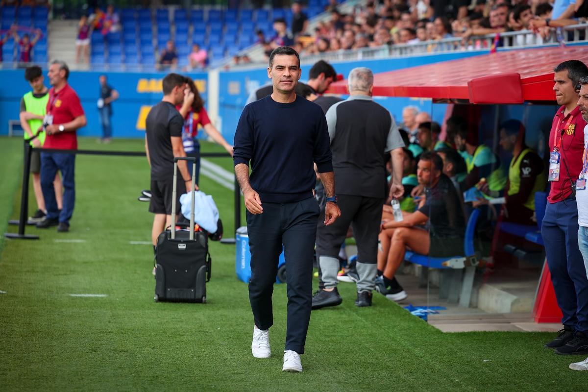 Barça Atlètic - UD Ibiza, partido de vuelta de la semifinal del play-off de ascenso a Segunda, en imágenes.