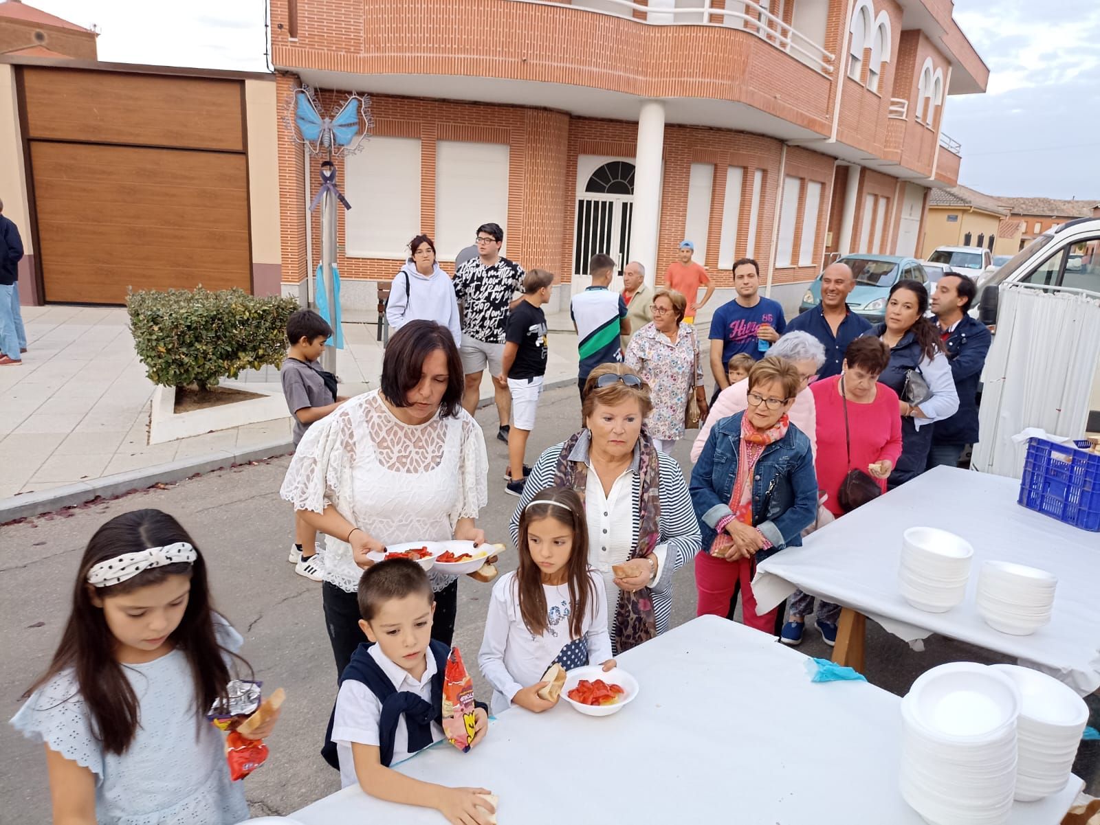 Pimentada popular en San Cristóbal de Entreviñas