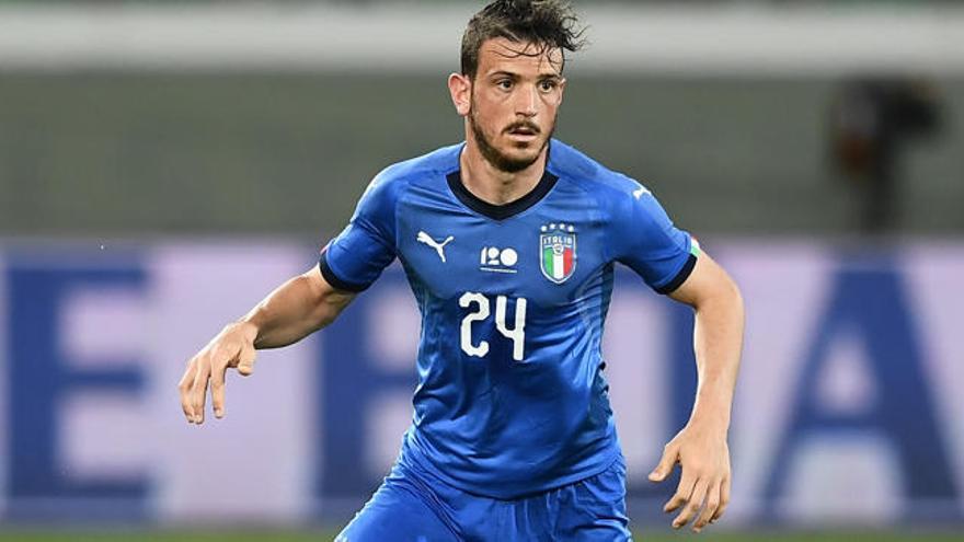 Alessandro Florenzi, en un partido con la selección italiana