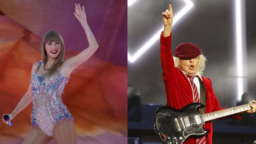 Taylor Swift conquista Madrid mientras que AC/DC hace vibrar Sevilla