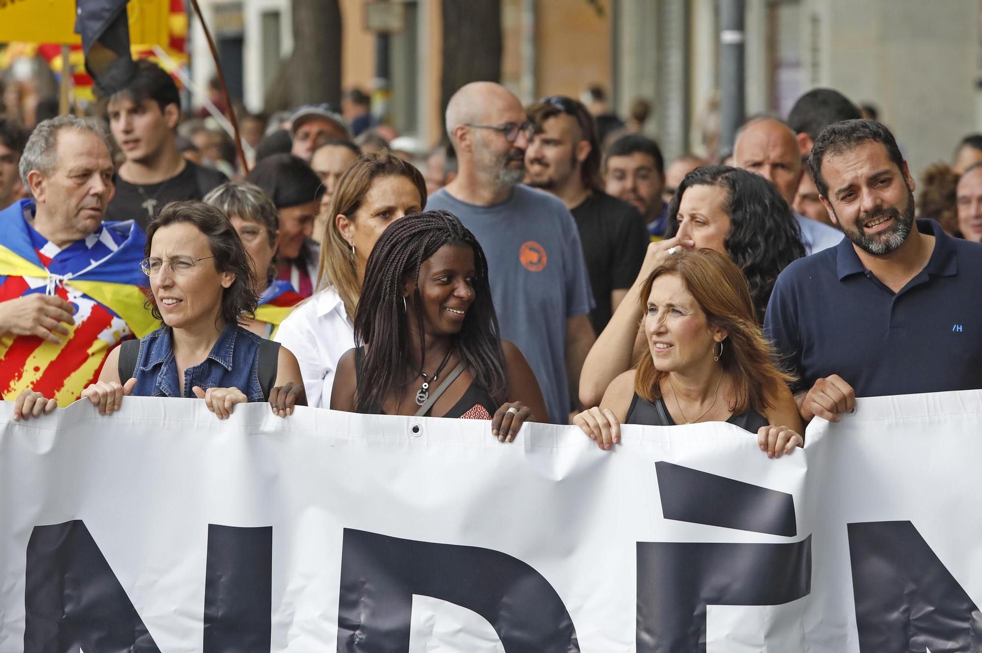 La manifestació de Girona de la Diada, en imatges